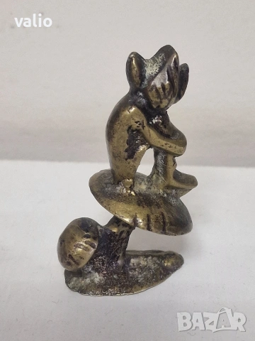 Бронзова статуетка на елф, снимка 2 - Статуетки - 54365074