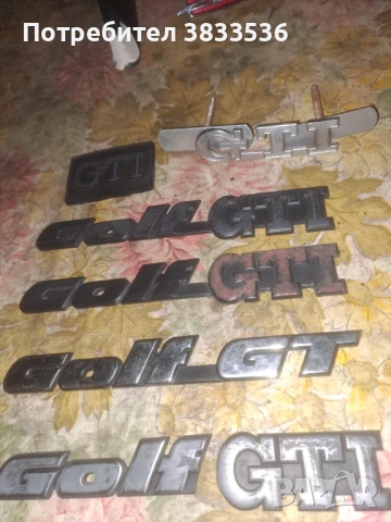Емблеми Golf Gt , Golf Gti 