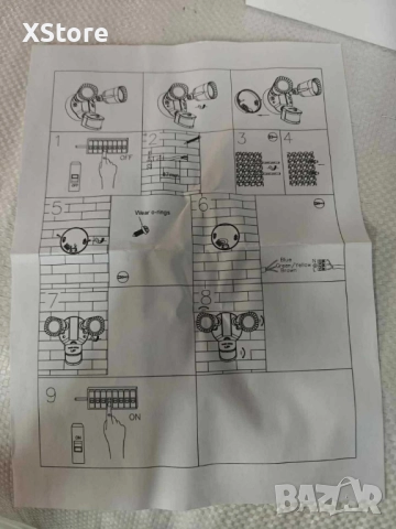 Външна LED лампа с датчик за движение – сигурна светлина, която не те предава, снимка 4 - Лед осветление - 51779345