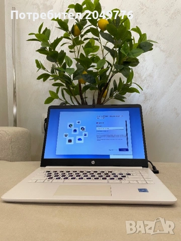 Лаптоп HP 14s с оригинален Windows 11, снимка 2 - Лаптопи за дома - 53932707