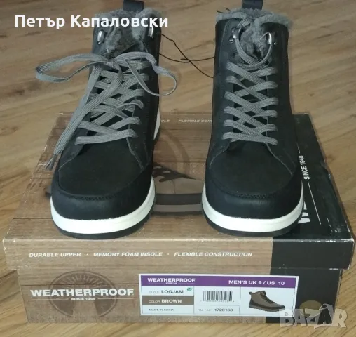 Зимни мъжки обувки ботуши WEATHERPROOF номер 44 
Налични номера 43 44 45 46  Ограничителни бройки