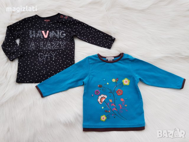 Блузи за момиче 3-6 месеца, снимка 5 - Бебешки блузки - 29837959