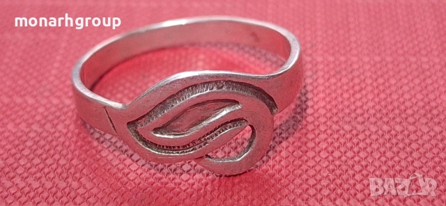 Сребърен пръстен, снимка 5 - Пръстени - 52684549