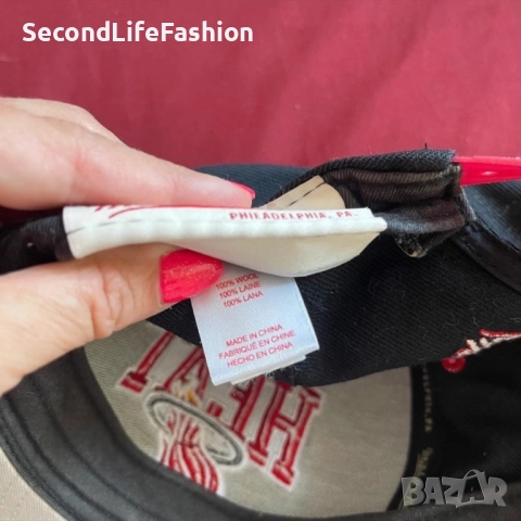 Баскетболна шапка Miami Heat Mitchell & Ness HWC NBA в червено-черно , снимка 5 - Баскетбол - 52263214