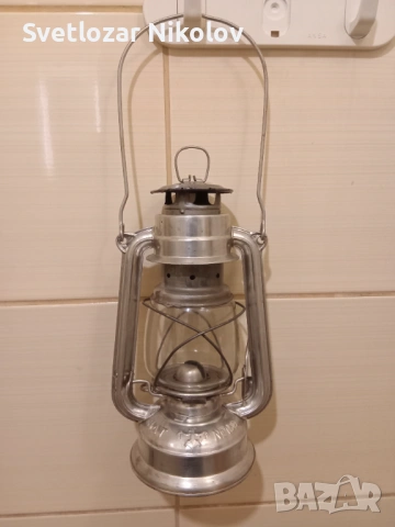 Стар немски газен фенер - Bat 158, снимка 2 - Антикварни и старинни предмети - 54197470