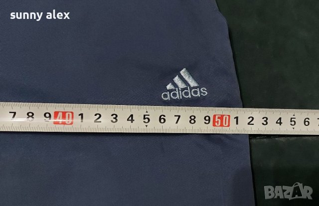 Adidas 3/4 долнище UK 12, F 40, D 38 синьо-сиво, снимка 6 - Спортни екипи - 38459628
