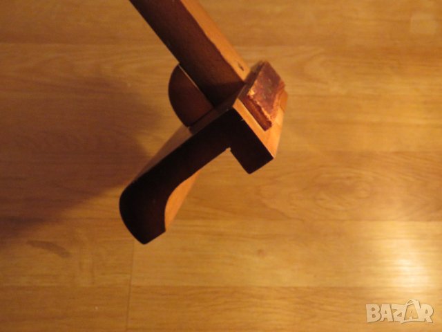 Кръст, Голям старинен православен настолен кръст, настолно разпятие, разпятие Исус Христос 41х 23, снимка 5 - Антикварни и старинни предмети - 35335185