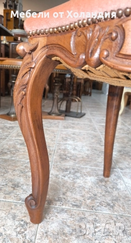 2 бр. френски стола с дърворезба, снимка 7 - Столове - 52038676