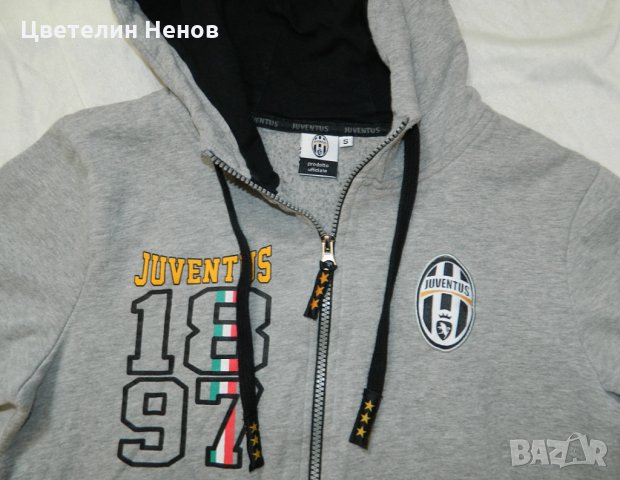 Горнище HOODIE  JUVE ОФИЦИАЛНО ОБЛЕКЛО НА ЮВЕНТУС PS 18863, снимка 4 - Спортни дрехи, екипи - 31594899
