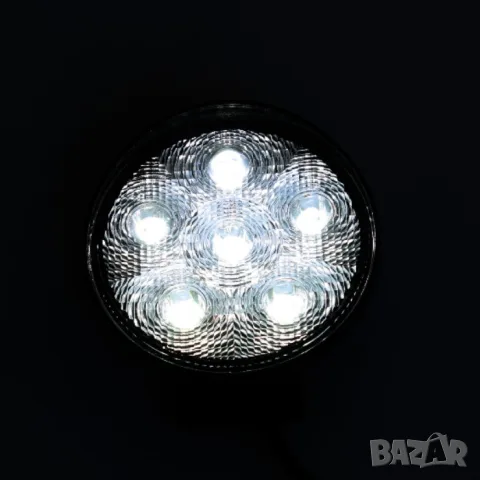 Кръгъл LED прожектор 18 W с диаметър 116 mm, снимка 5 - Аксесоари и консумативи - 55864217