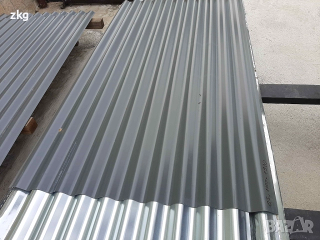 Преоценена вълнообразна пластифицирана ламарина Sn27, снимка 3 - Железария - 52216977