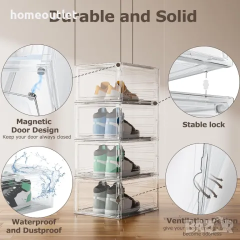 ПРОМОЦИЯ Многофункционален модулен PVC шкаф за съхранение BT-DE-QSLXH-067, снимка 5 - Шкафове - 48849535