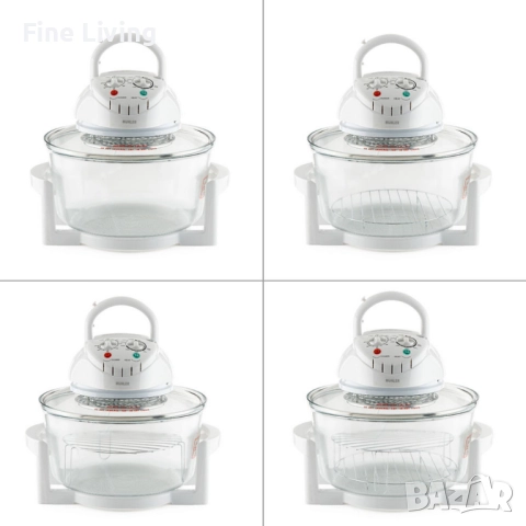 Комбинирана 2в1 халогенна фурна и еър фрайър MFC-1200,1400W,12 л., снимка 5 - Мултикукъри - 52195868