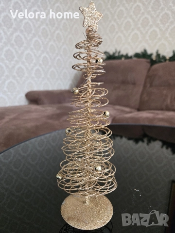 Метална декоративна елха, снимка 3 - Декорация за дома - 52920443