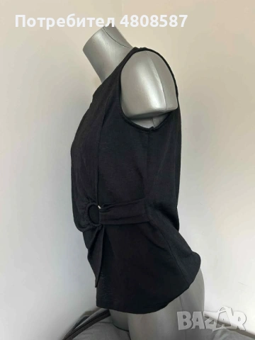 Черен потник MOHITO, снимка 4 - Потници - 54321670