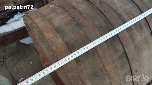 Дървено буре със стойка, снимка 6 - Антикварни и старинни предмети - 53060071