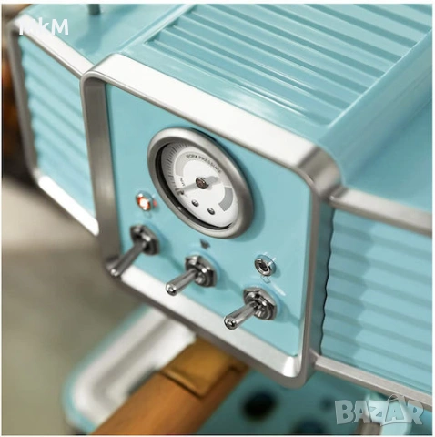 Кафемашина Еспресо Cecotec Cumbria Power Espresso 20 Espresso Machine Light Blue, снимка 3 - Кафемашини - 53048000