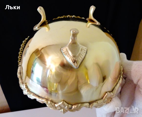 Бронзова бонбониера,барок. , снимка 3 - Антикварни и старинни предмети - 37818535