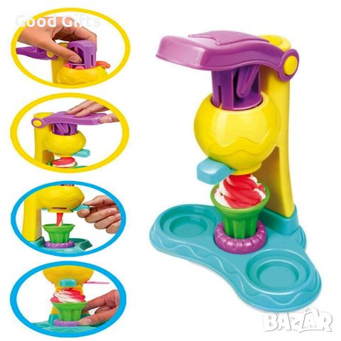 Машина за сладолед с пластилин, снимка 4 - Пластелини, моделини и пясъци - 42915683