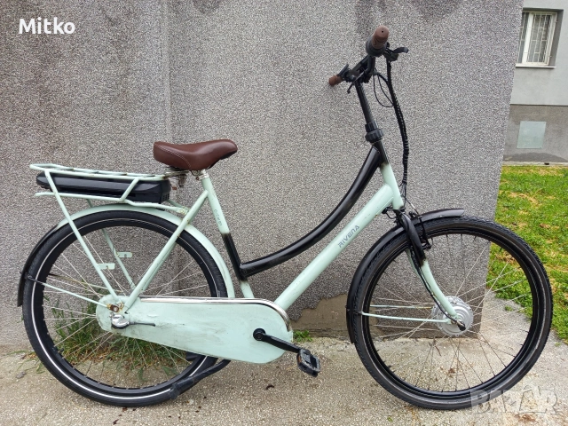 28 цола електрически алуминиев велосипед с 3 скорости усилени капли амортисьои преден , снимка 6 - Велосипеди - 54058384