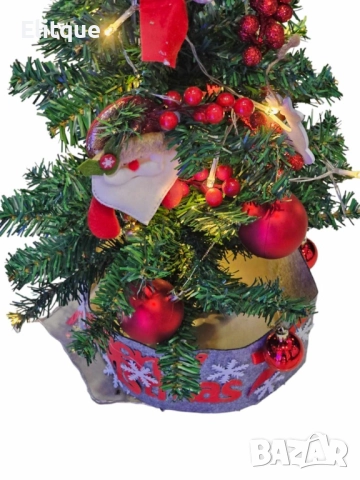 Готово украсено изкуствено коледно дръвче за декорация, 60 см , снимка 9 - Други стоки за дома - 52903861