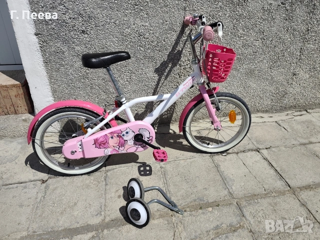 Детски велосипед+помощни колела 