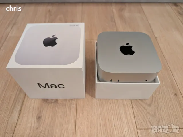 Mac mini M4 | 16GB RAM | 256GB SSD | Като нов, пълен комплект