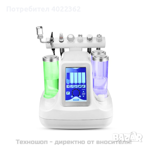 Апарат 7в1 за водно дермабразио, биолифтинг, RF, ултразвук, криотерапия - TS1173, снимка 3 - Козметични уреди - 44664584