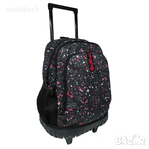 Ученическа раница на колелца, My way, Черен, 33x22x43см., снимка 2 - Раници - 51531121