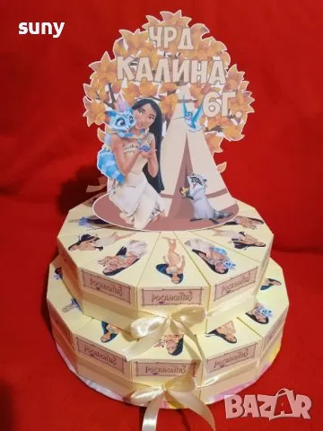 Картонена торта Стич, снимка 9 - Други - 49360853