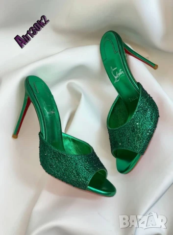 чехли на ток christian Louboutin , снимка 5 - Чехли - 51311017