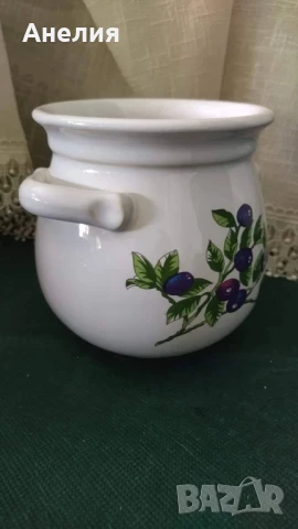 Съд или кашпа с боровинки, снимка 3 - Декорация за дома - 51266072