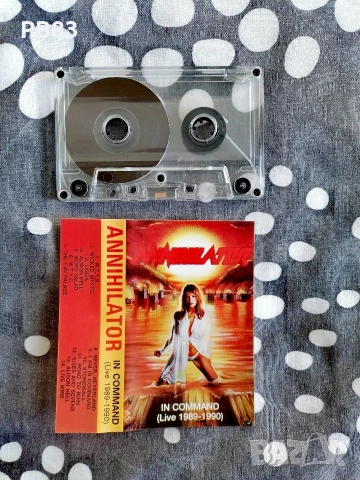 Annihilator - In Command - Live Album - (Аудио Касета) - Thrash Metal , снимка 2 - Аудио касети - 54312522