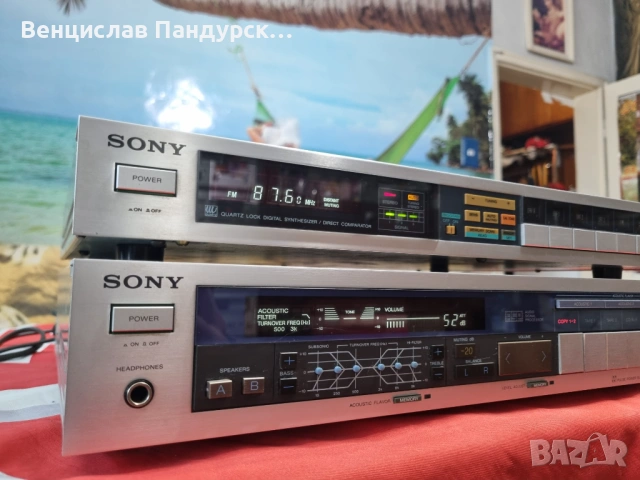 Sony Amplifier TA-AX5 и Sony Stereo Tuner ST-JX5, снимка 2 - Ресийвъри, усилватели, смесителни пултове - 54196463