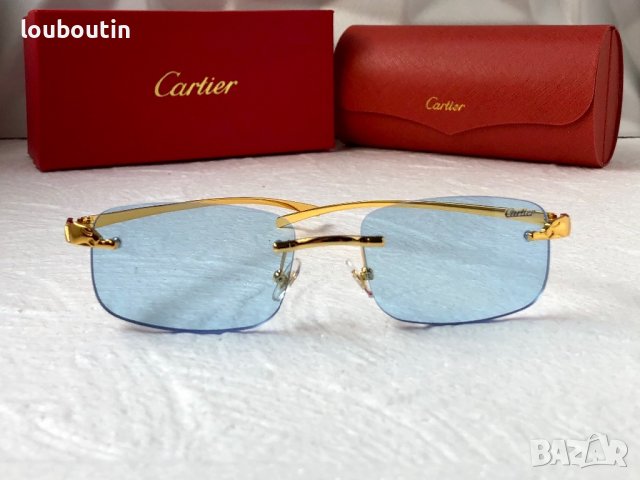 Cartier висок клас прозрачни слънчеви очила Мъжки Дамски слънчеви, снимка 3 - Слънчеви и диоптрични очила - 42759621
