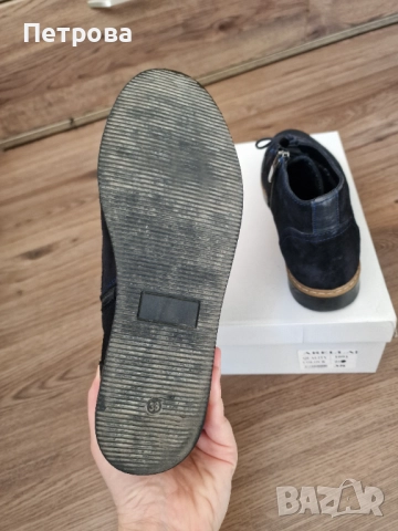 Дамски боти естествен набук, снимка 5 - Дамски боти - 52056516