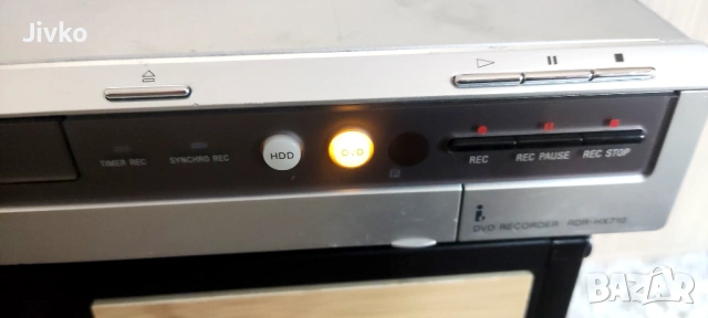 Sony rdr-hx710 hdd/dvd recorder, снимка 2 - Плейъри, домашно кино, прожектори - 53330504