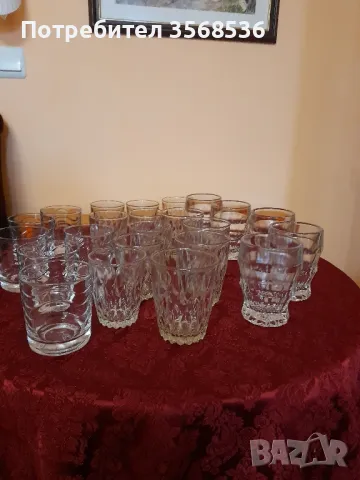 Руски стъклени чаши, снимка 2 - Чаши - 40623919