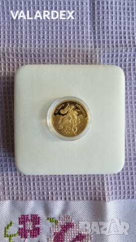 Златна монета 100 лева (2007) - „Св. Георги Победоносец“, снимка 4 - Нумизматика и бонистика - 52049418