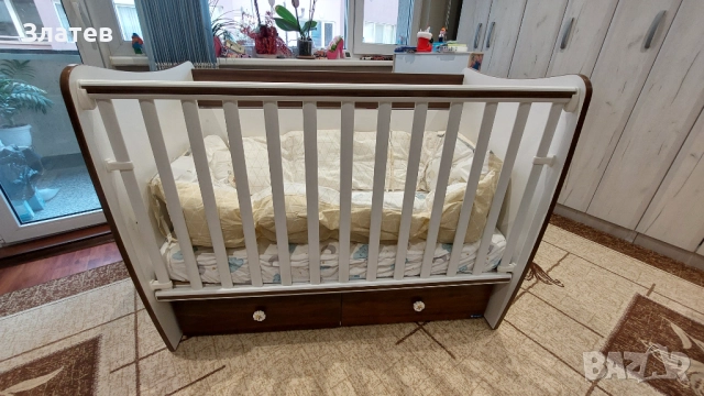 Бебешка кошара/люлка/легло Lorelli + матрак Magniflex Bamboo