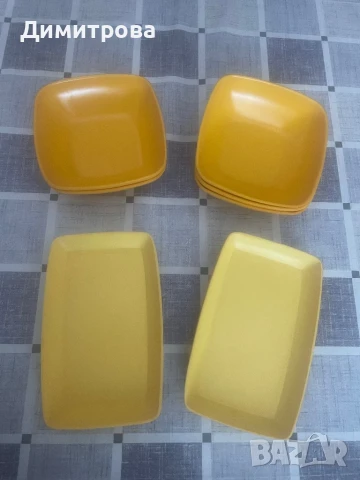 Чинийки пластмасови - 4 вида