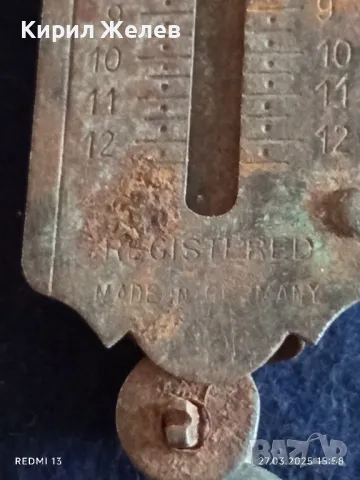 Старо рядко Германско кантарче от соца за КОЛЕКЦИЯ ДЕКОРАЦИЯ 49379, снимка 4 - Други ценни предмети - 49663935