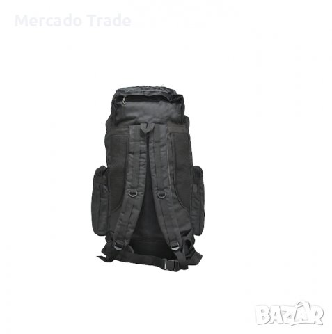 Туристическа раница Mercado Trade, Текстил, 80 л., 22128, Черна, снимка 4 - Спортна екипировка - 37983623