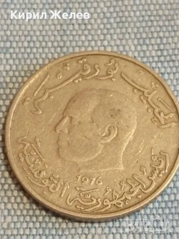 Две монети 1 денарий 1976г. Тунис - 500 лири 1999г. Италия редки за КОЛЕКЦИЯ 32029, снимка 2 - Нумизматика и бонистика - 48660293