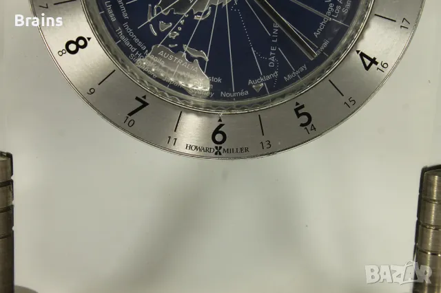 Немски Кварцов Часовник HOWARD MILLER Световно Време, снимка 5 - Антикварни и старинни предмети - 47480516