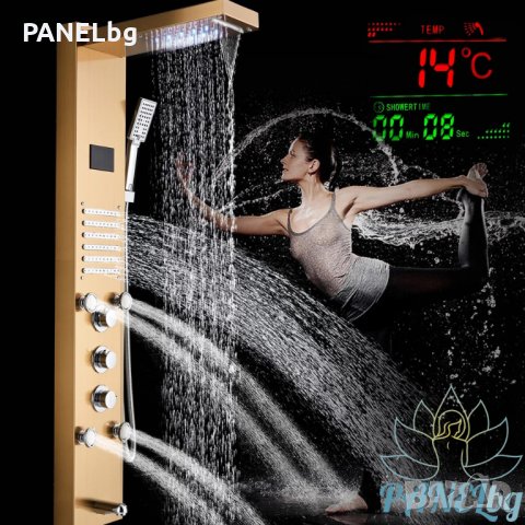 Хидромасажен душ панел Албион,лед осветление и дисплей-БЕЗПЛАТНА ДОСТАВКА , снимка 13 - Душове - 35555594