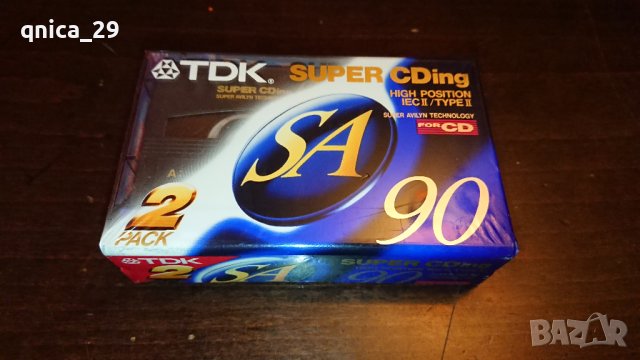 TDK super cding 90  2pack, снимка 1 - Декове - 40283877