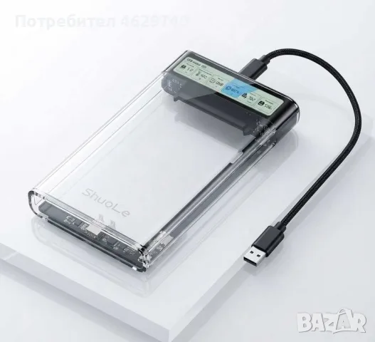 Уникален външен SSD/HDD корпус с Интелигентен Дисплей, снимка 3 - Други - 56155890