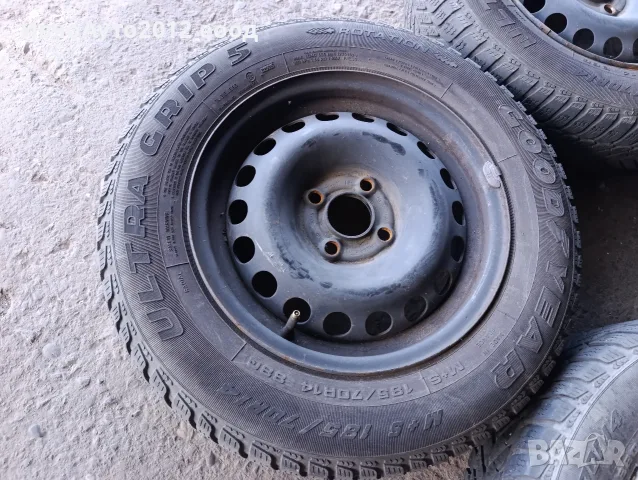 Зимни гуми с джанти 14 Chevrolet daewoo opel , снимка 3 - Гуми и джанти - 56070154