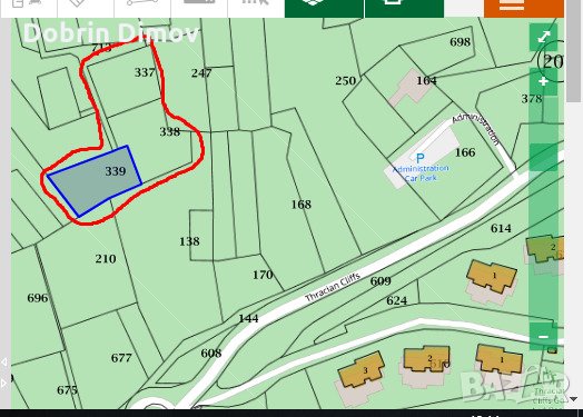 Продавам парцели в регулаця голф игрище Тhracian cliffs с гледка към морето , снимка 3 - Парцели - 30948468